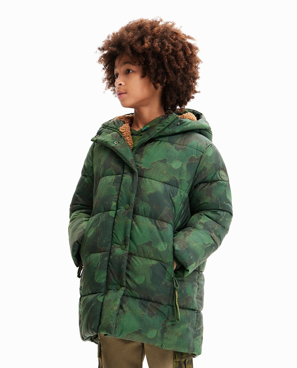 

Пуховик камуфляжный для мальчика Desigual