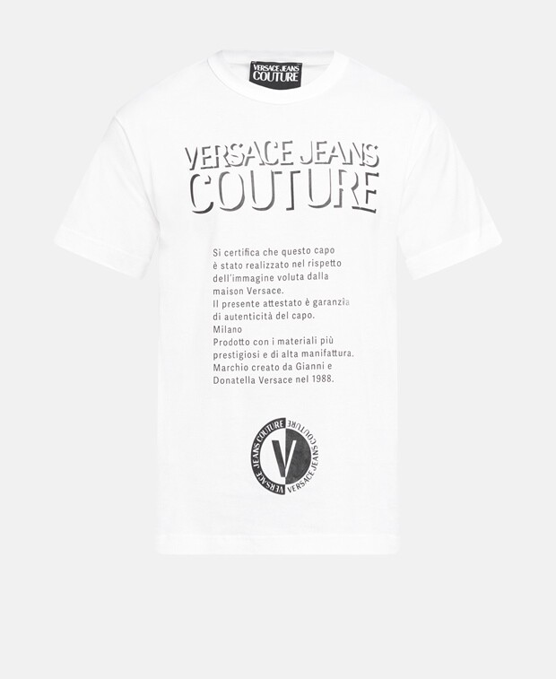 

Футболка Versace Jeans Couture, белый