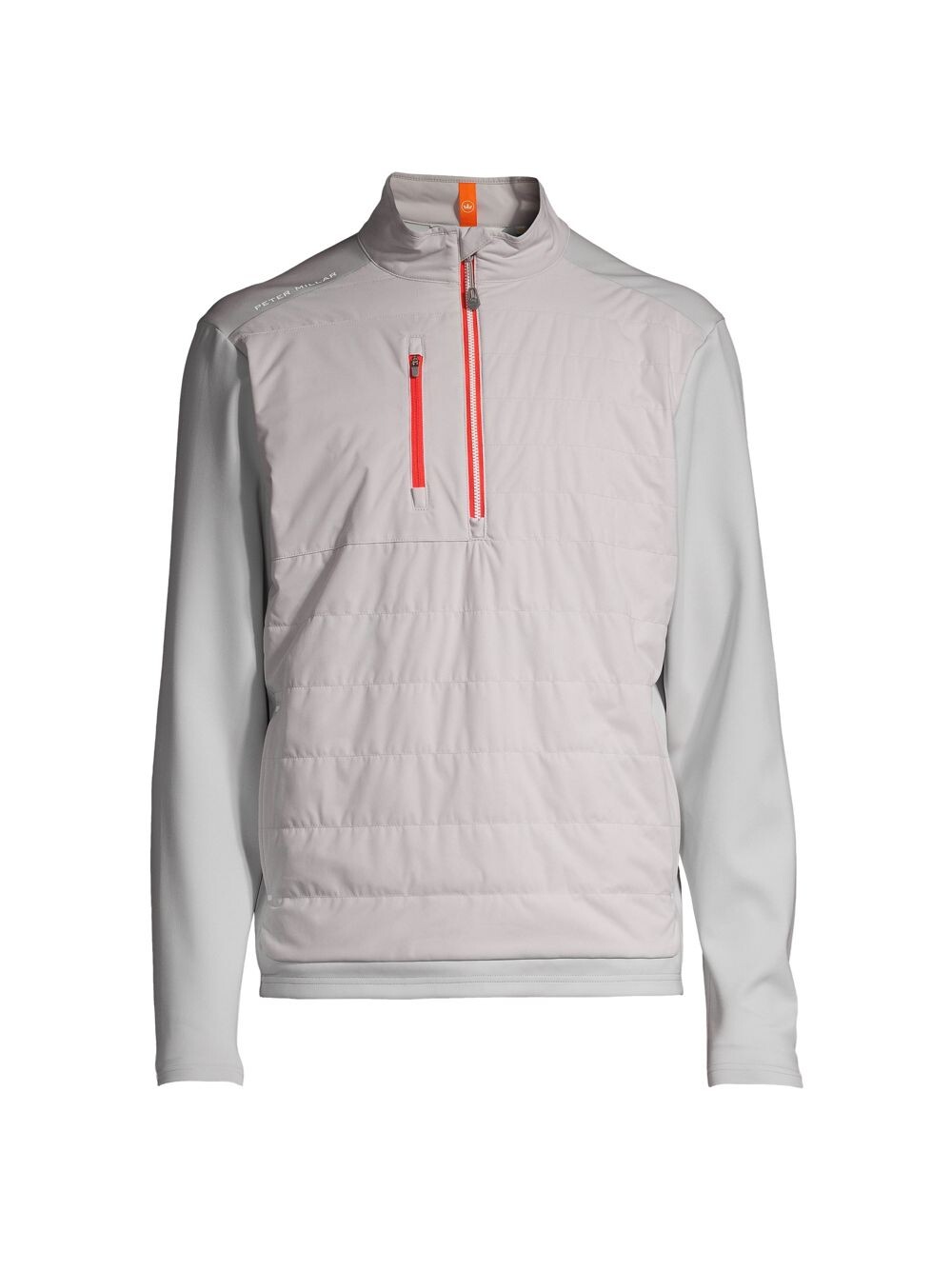 

Куртка Crown Sport Weld Elite Hybrid с молнией до половины Peter Millar, серый
