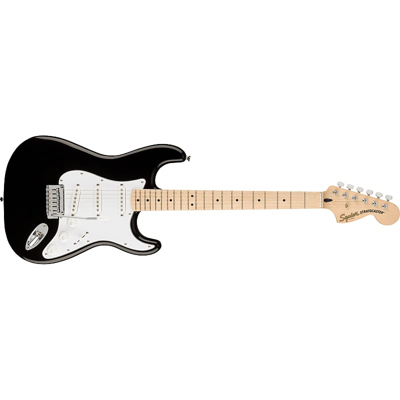 

Электрогитара Fender Squier Affinity Stratocaster Guitar, Maple Fingerboard, Black