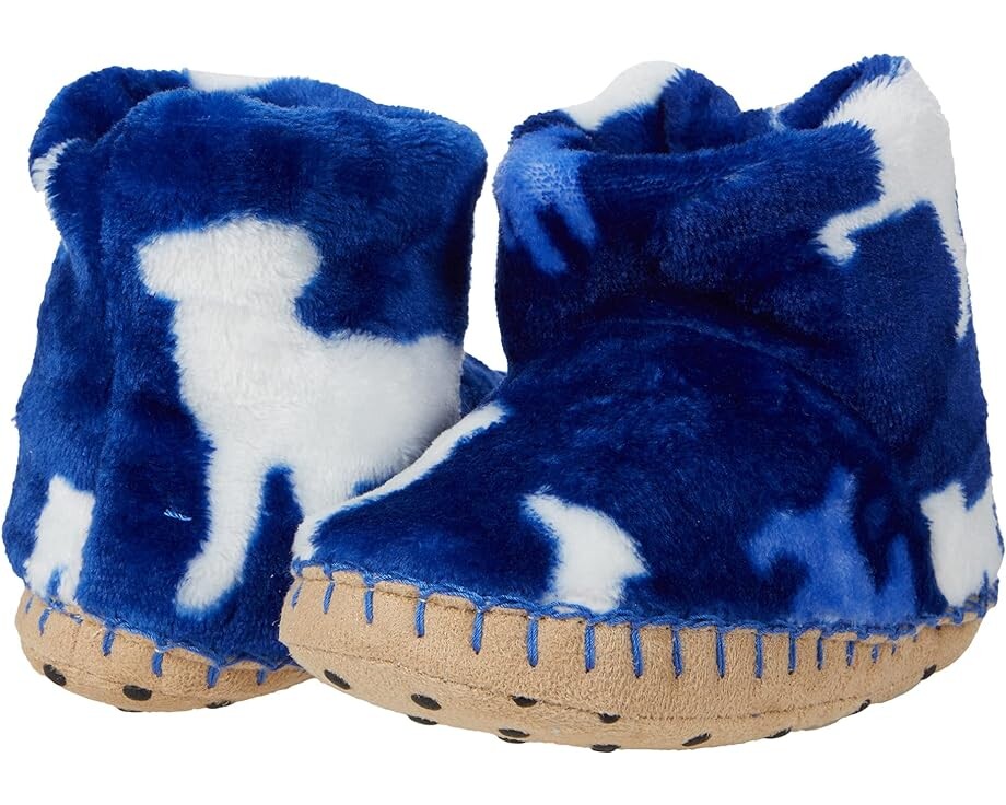 

Домашняя обувь Hatley Silhouette Pups Fleece Slippers, синий