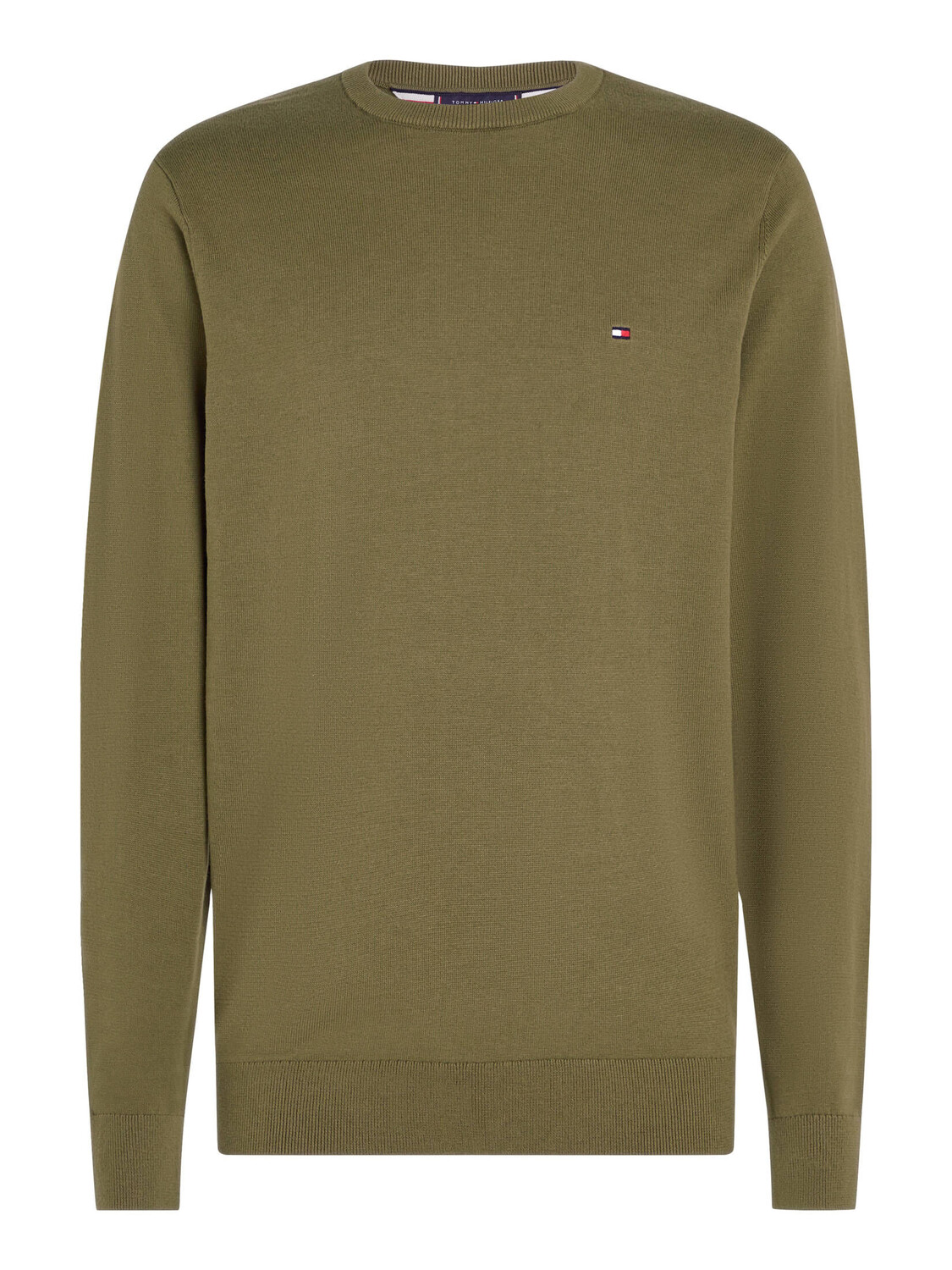 

Хлопковый свитер Tommy Hilfiger, зеленый