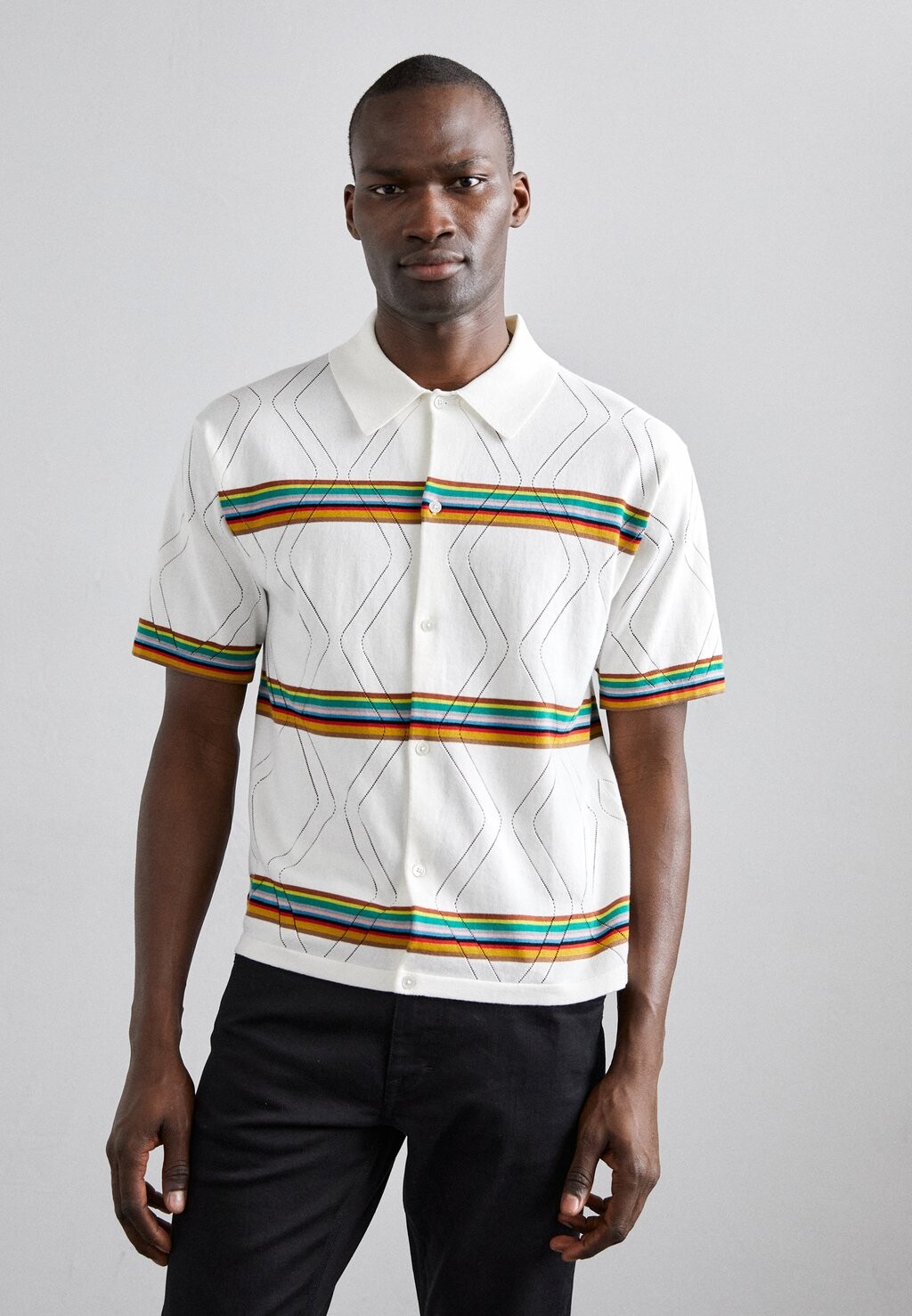 

Рубашка Paul Smith, цвет white/multi