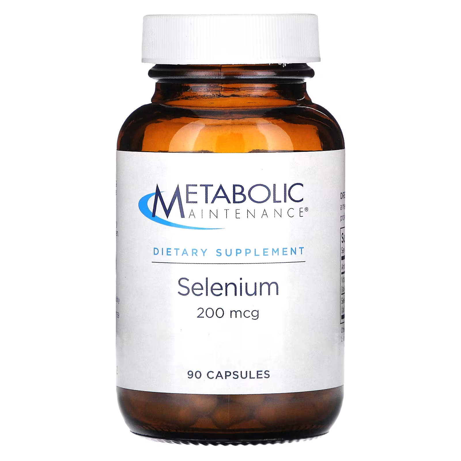 Метаболическая поддержка селена Metabolic Maintenance, 90 капсул поддержка клеток мозга metabolic maintenance 60 капсул
