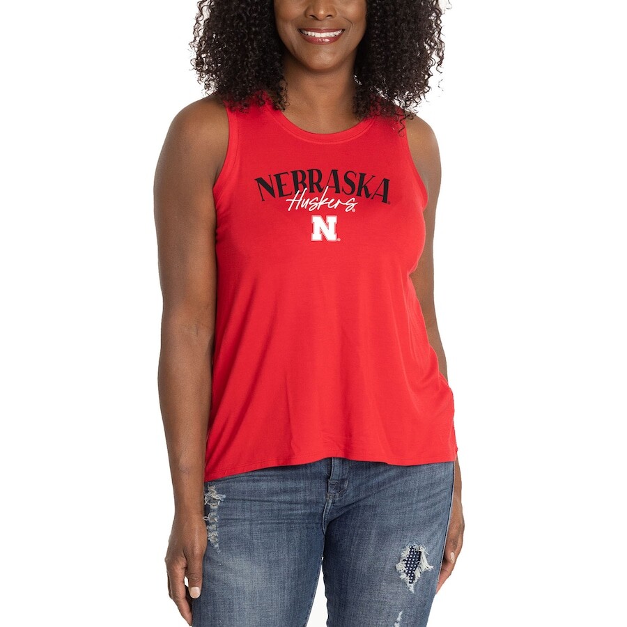 

Топ Flying Colors Apparel Nebraska Huskers, алый