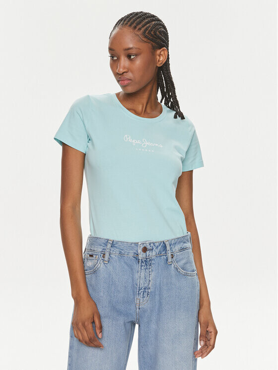 

Футболка узкого кроя Pepe Jeans, синий