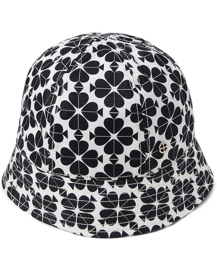 

Панама Kate Spade New York Shaped Spade Flower Bucket Hat, черный