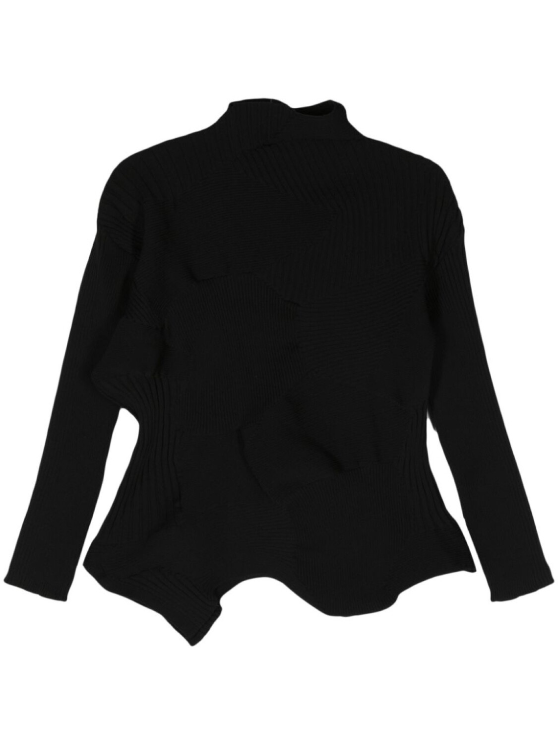 

Issey Miyake джемпер Kone Kone в рубчик, черный