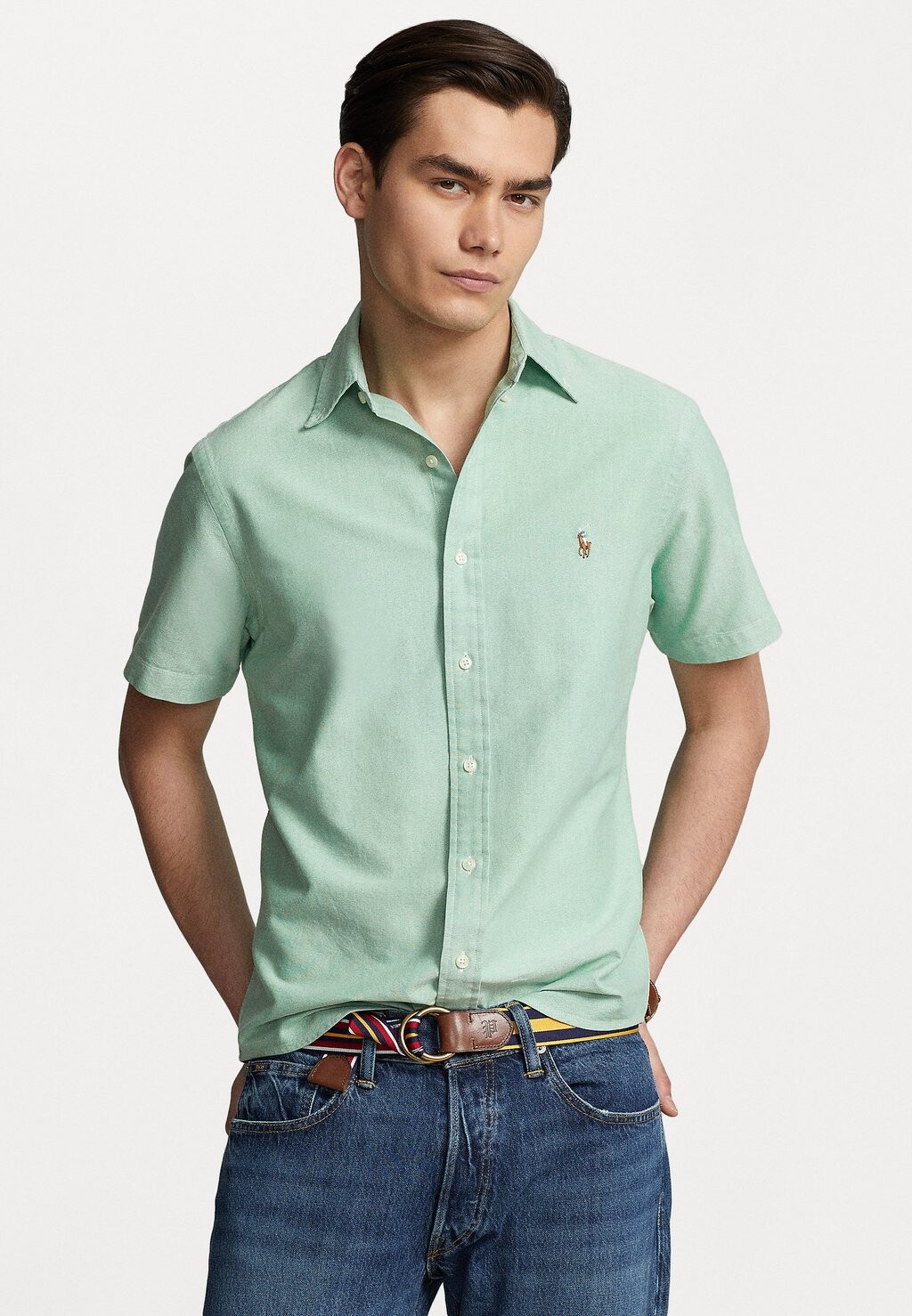 

Рубашка SHORT SLEEVE SPORT SHIRT Polo Ralph Lauren, гольф зеленый