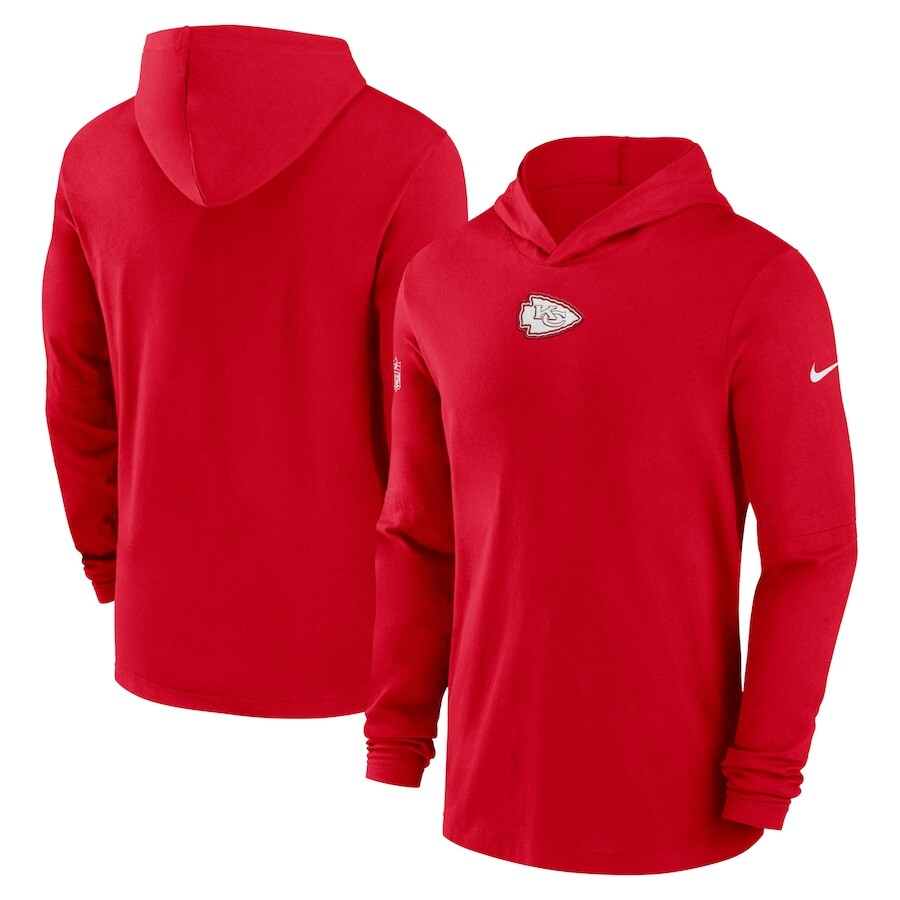 

Футболка с длинным рукавом Nike Kansas City Chiefs, красный