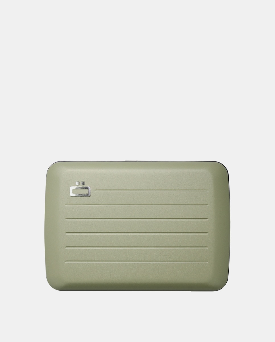 цена Металлическая визитница с защитой от кражи светло-зеленого цвета с RFID-защитой Ogon, светло-зеленый