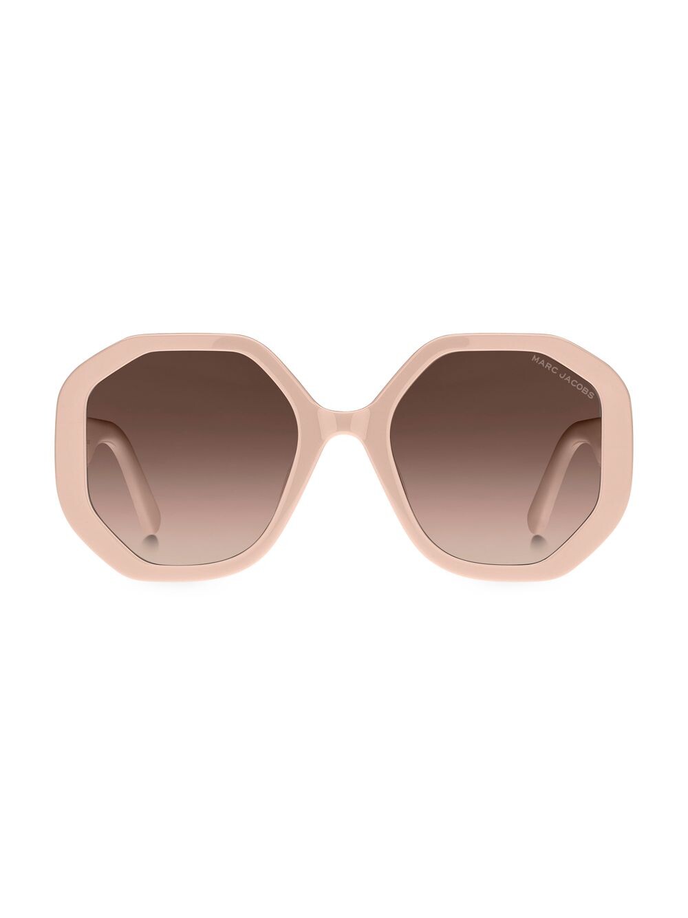 

Солнцезащитные очки с геометрическим логотипом 53MM Marc Jacobs, розовый