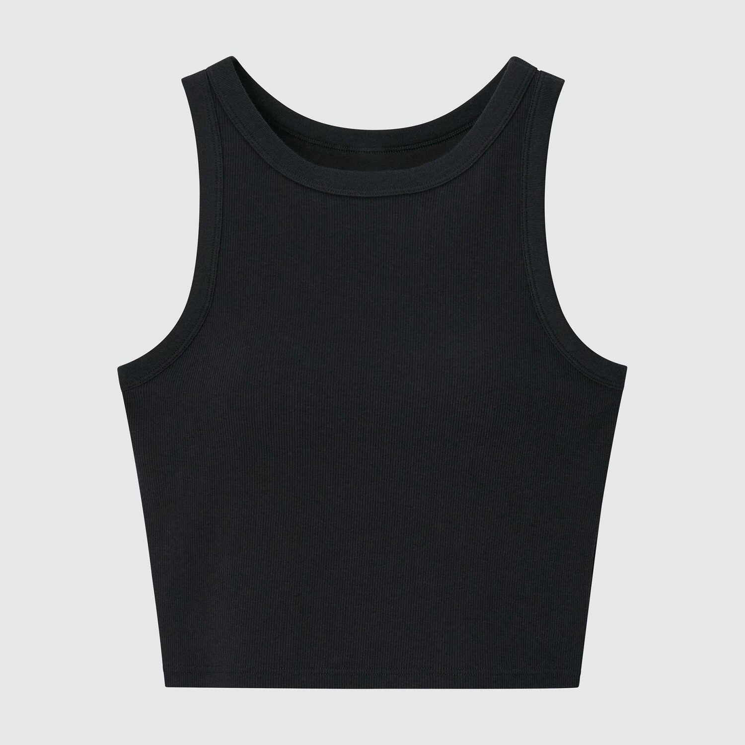 

Майка укороченная Uniqlo без рукавов, черный
