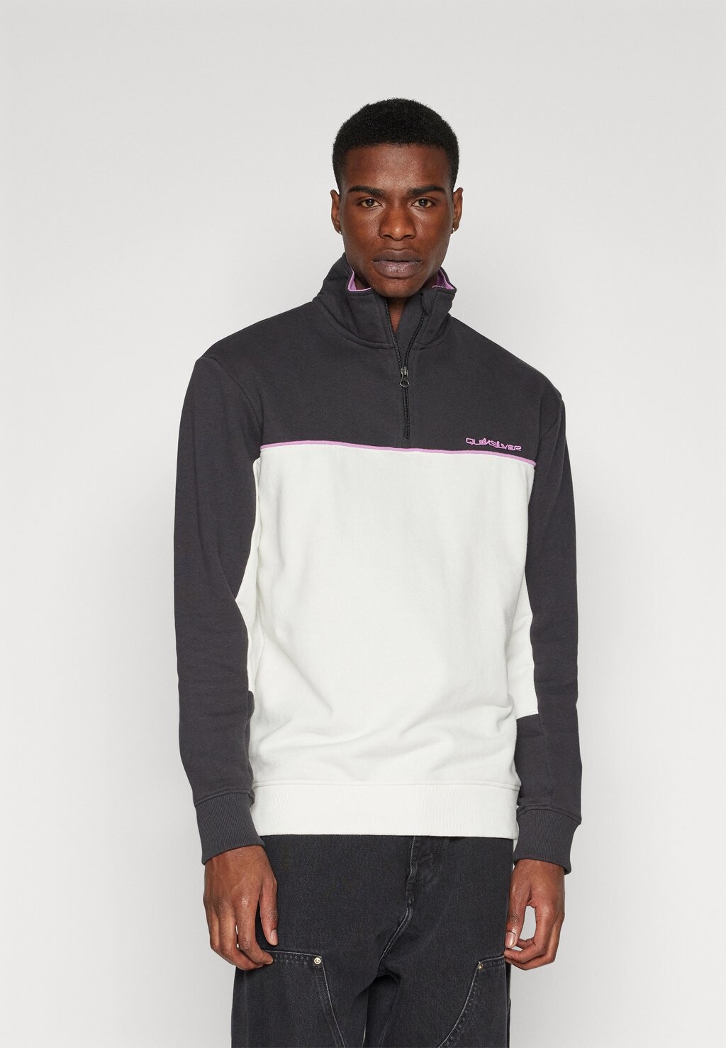 

Толстовка Take Us Back 1/2 Zip Block Quiksilver, цвет tarmac