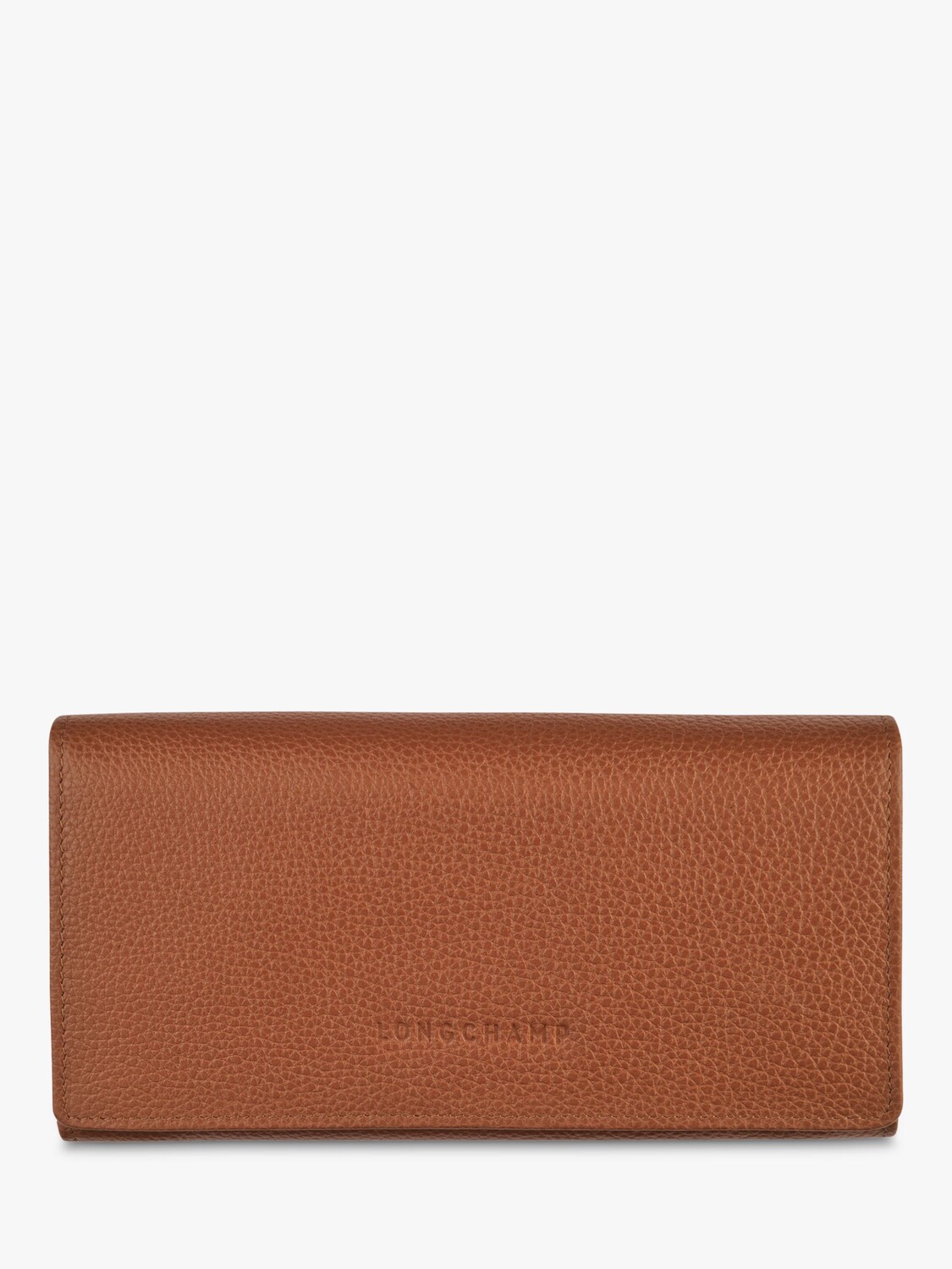 

Длинный кожаный кошелек Longchamp Le Foulonné, карамель