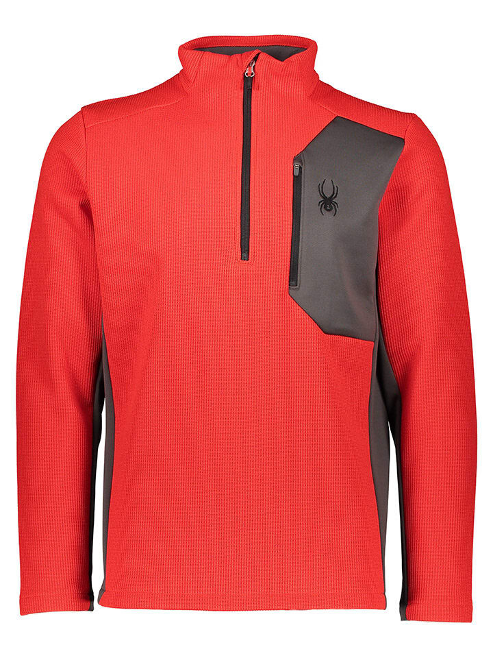 

Флисовый пуловер SPYDER Fleece Bandit, красный