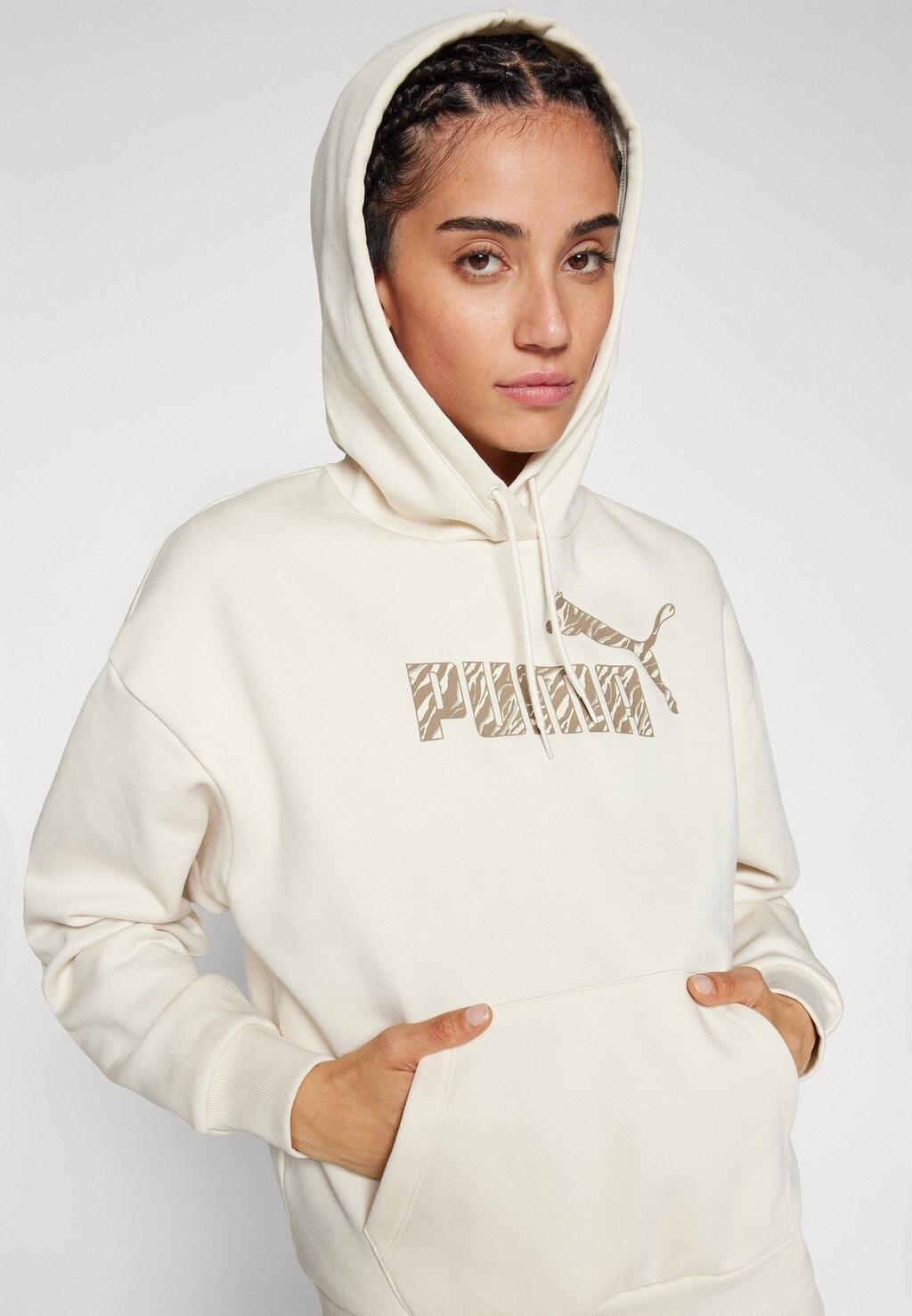 

Толстовка с капюшоном ANIMAL HOODIE Puma, кремовый
