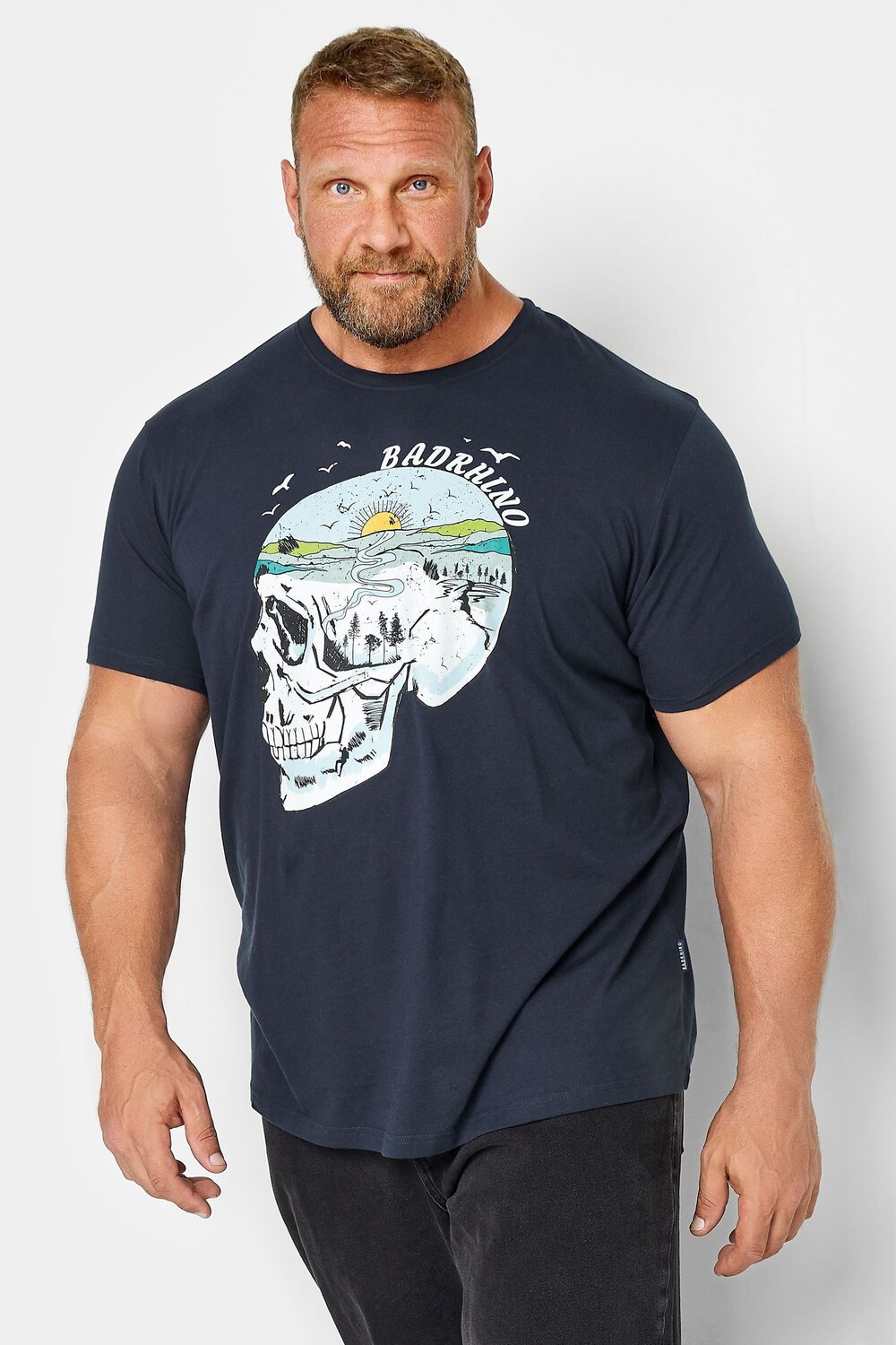 

Рубашка BadRhino Big & Tall, синий