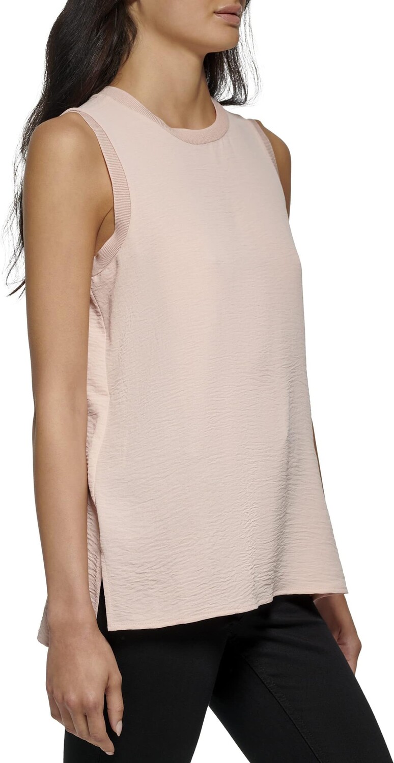 

Топ Sleeveless High-Low with Rib Trim Calvin Klein, цвет Blush