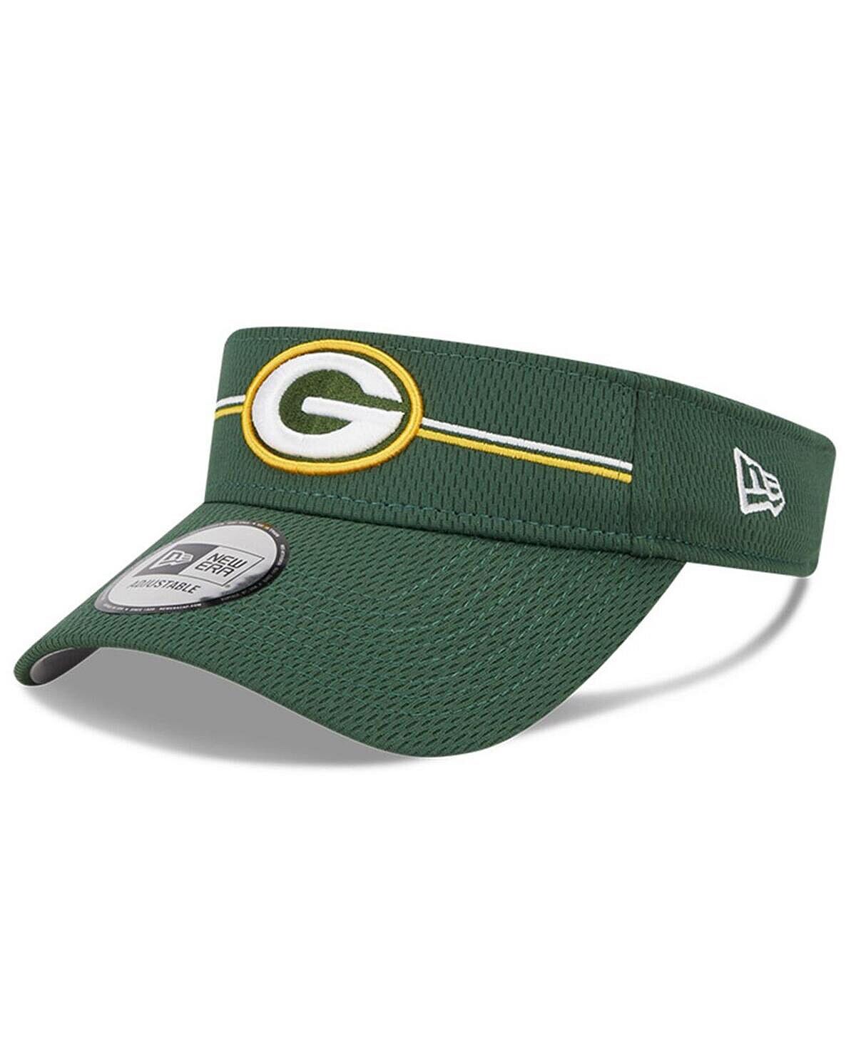

Мужские зеленые Green Bay Packers 2023 NFL Training Camp Регулируемый козырек New Era