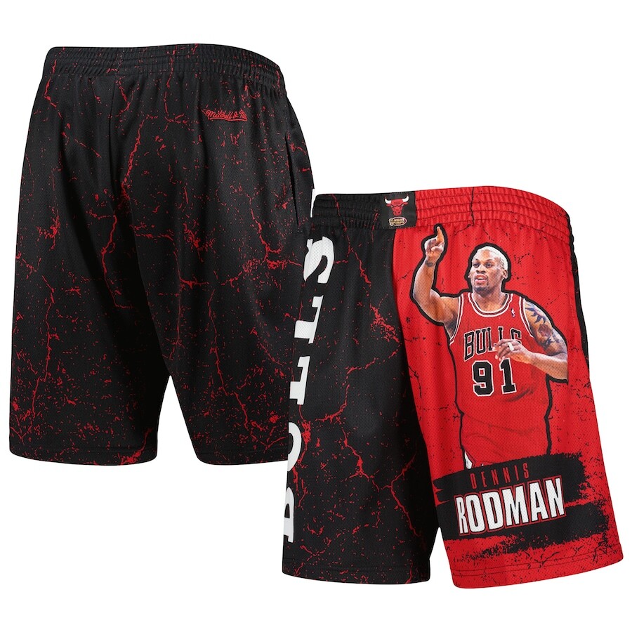 

Шорты Mitchell & Ness Chicago Bulls, черный