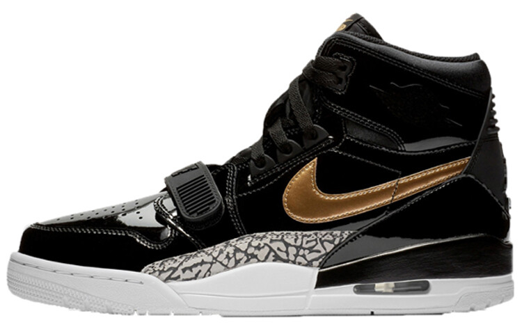 

Nike Jordan Legacy 312 Винтажные баскетбольные кроссовки унисекс Черный/Золотой