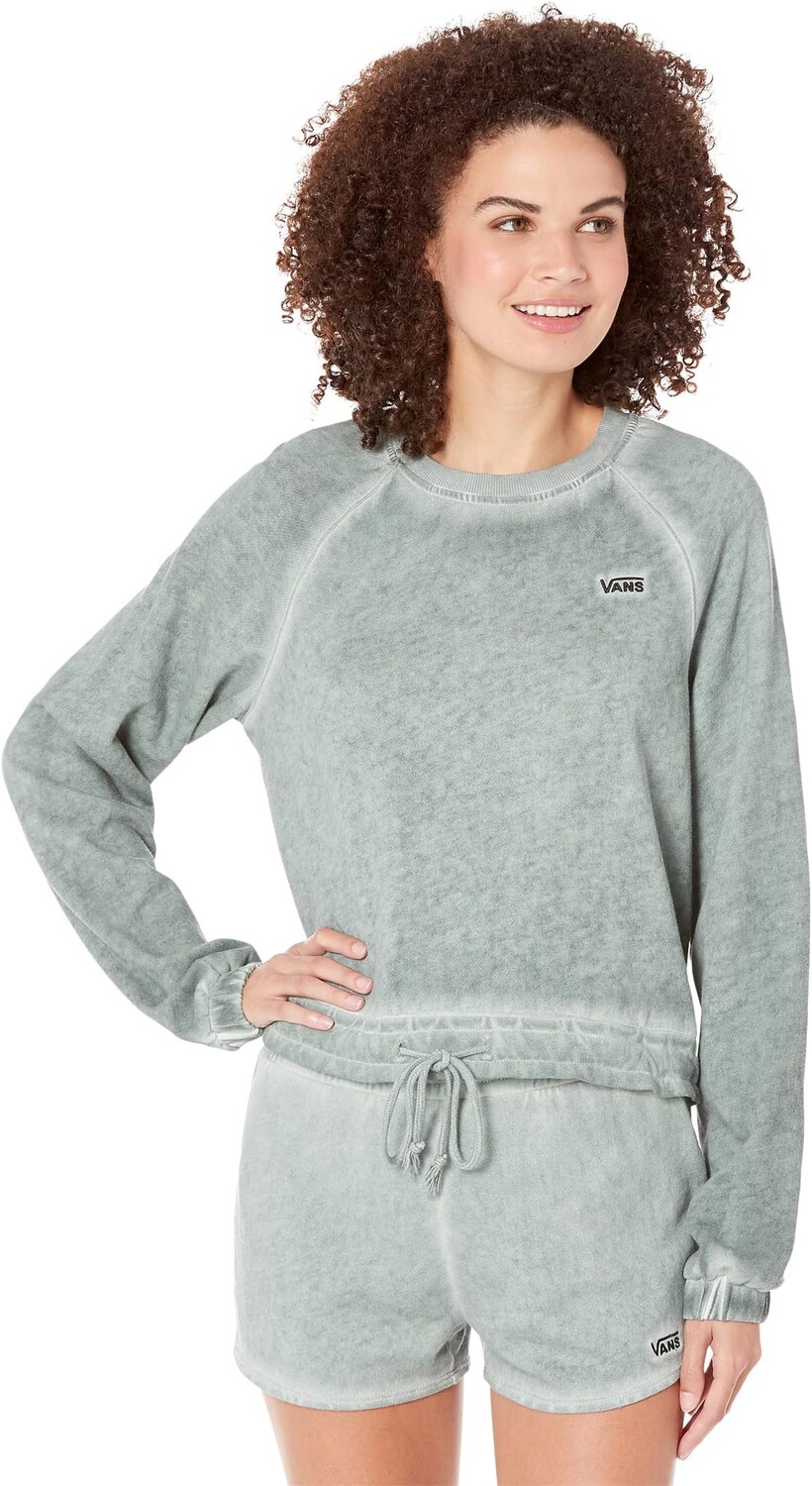 

Толстовка Vans Retreat Long Sleeve Crew, цвет Duck Green