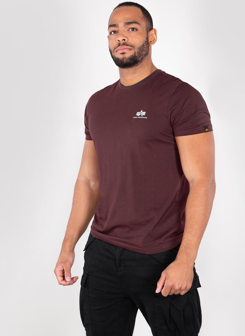 

Футболка Alpha Industries Basic T Small Logo, красный