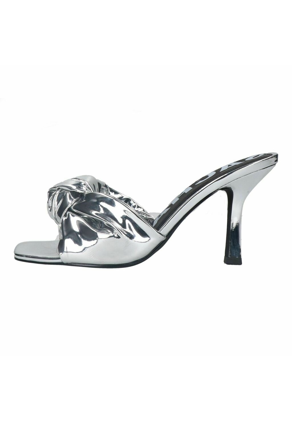 

Высокие мюли sacha, цвет silver