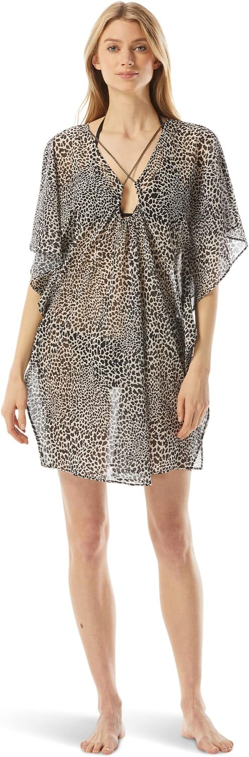 

Накидка Abstract Animal Chain Caftan MICHAEL Michael Kors, цвет Bone