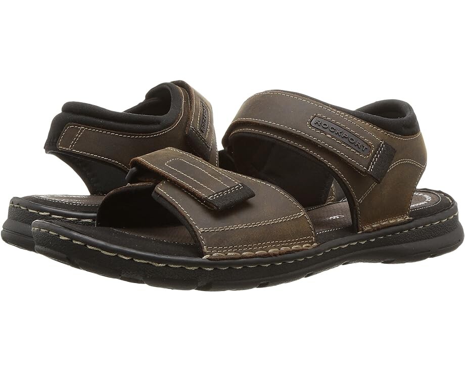 

Сандалии Rockport Darwyn Quarter Strap, цвет Brown II Leather