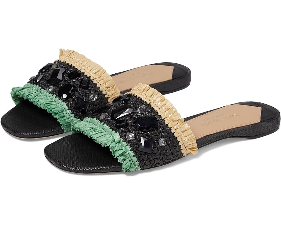 

Сандалии Kate Spade New York Bora Bora Sandal, цвет Black/Natural/Mint