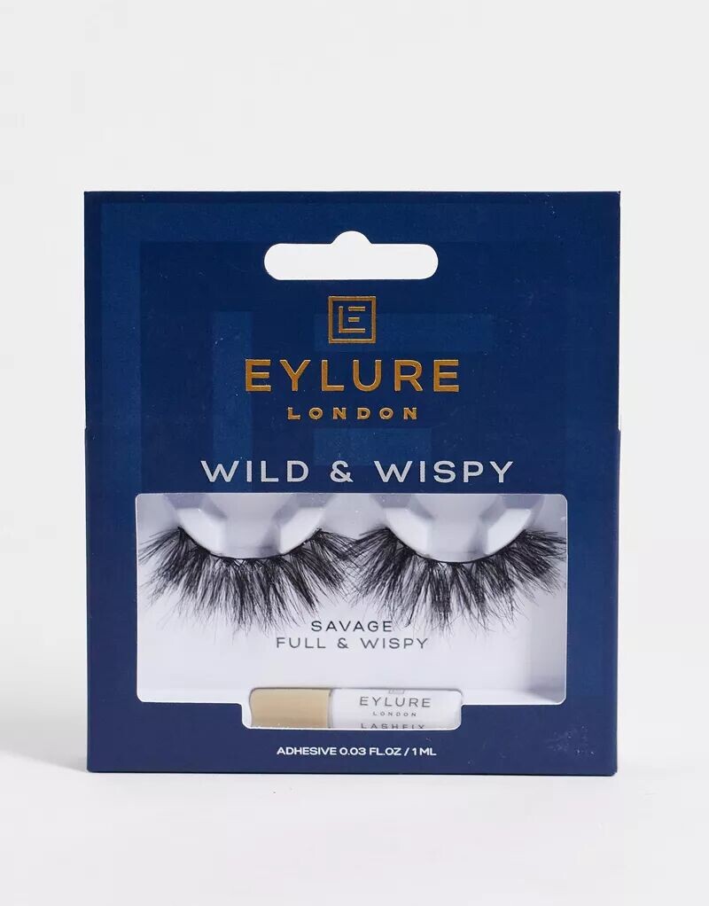 Eylure – Wild and Wispy – Накладные ресницы – Savage сказочные ресницы wispy индивидуальные кластеры шипы ресницы wispy готовые русские матовые шипы шипы wispy накладные ресницы