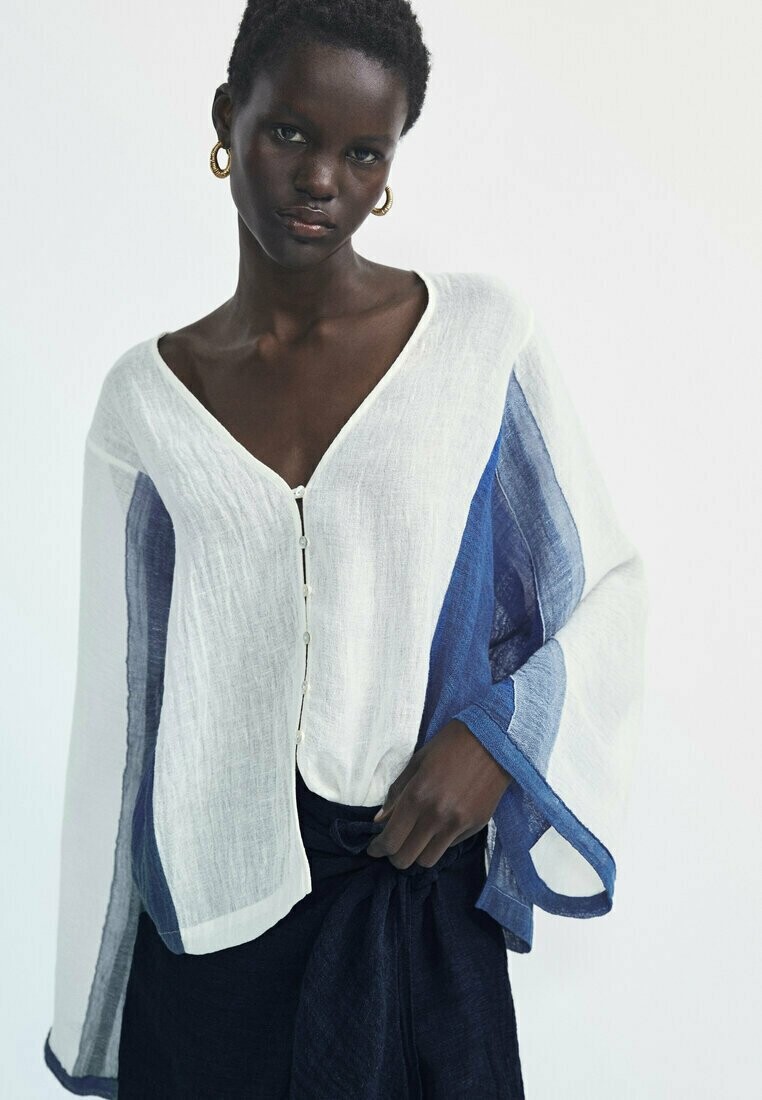

Блузка Massimo Dutti, белый