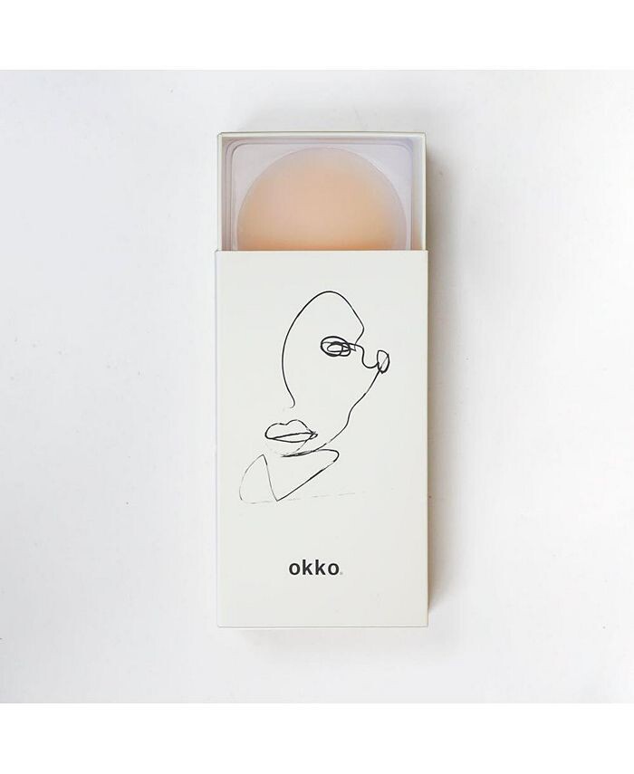 

Многоразовые бесшовные накладки на соски okko, слоновая кость/кремовый