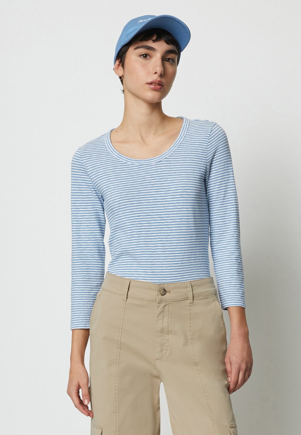 

Рубашка с длинным рукавом STREIFEN Marc O'Polo DENIM, цвет multi cornflower blue