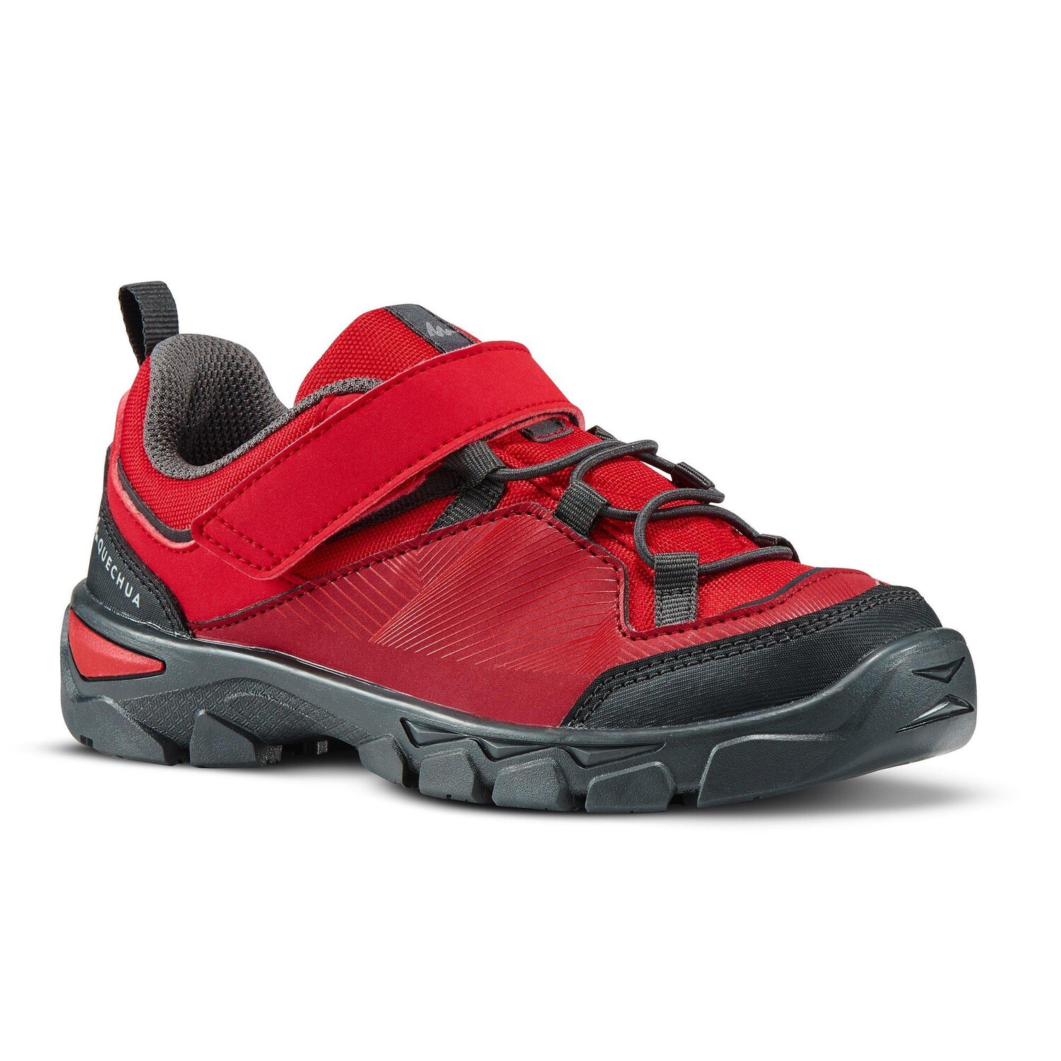 

Детские походные туфли Decathlon на липучке Mh120, низкие, от 28 до 34 Quechua, красный