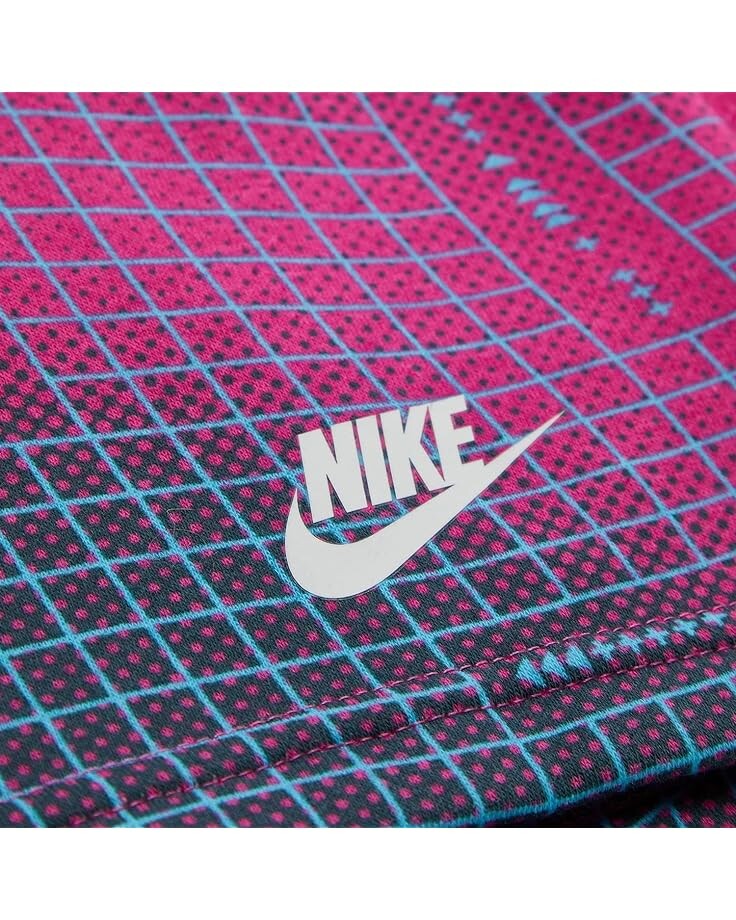 

Шорты Nike NSW Club All Over Print Shorts, цвет Active Fuchsia/Photo Blue