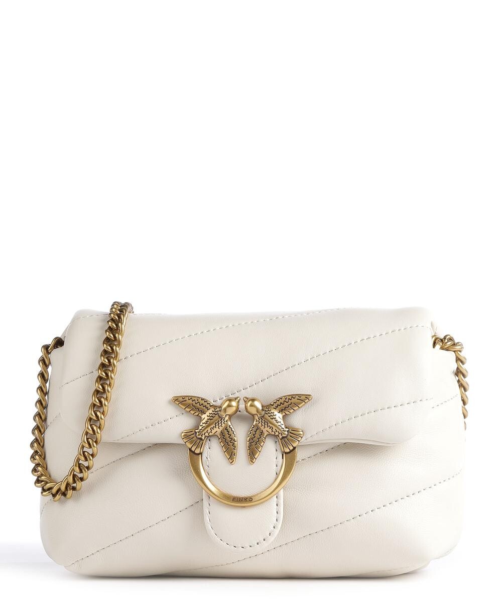 

Сумка на плечо Love Puff Baby из овчины Pinko, белый