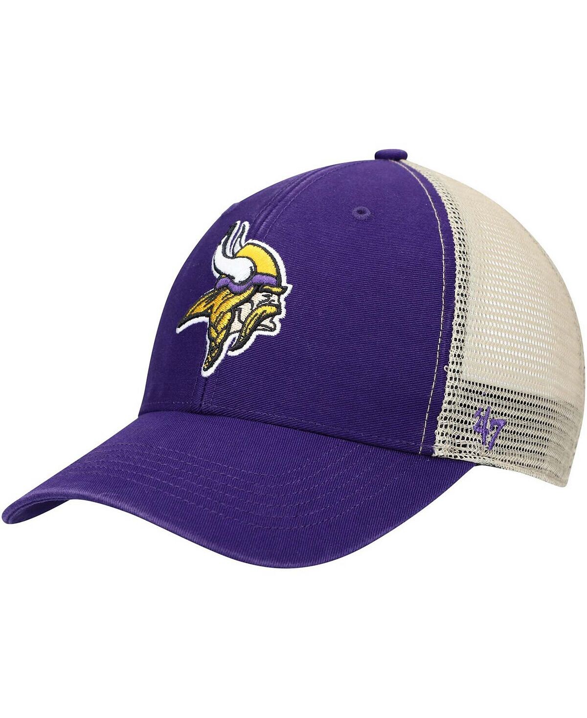 

Мужская фиолетовая натуральная кепка Minnesota Vikings Flagship MVP Snapback '47 Brand