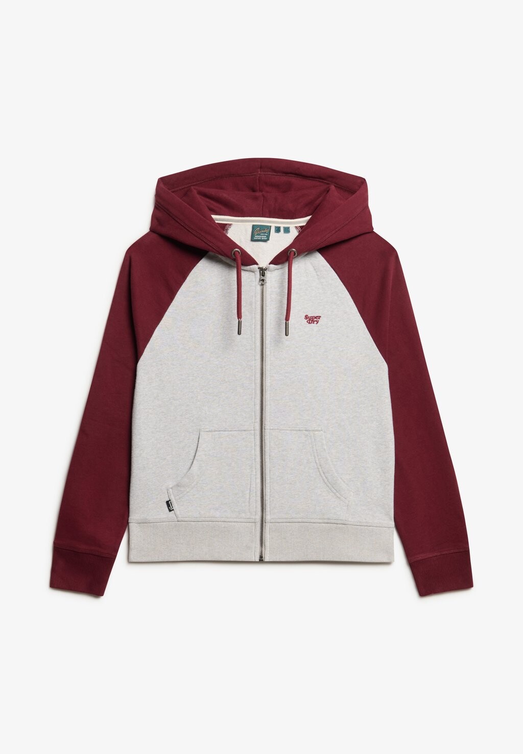 

Толстовка на молнии ESSENTIAL BASEBALL Superdry, красный