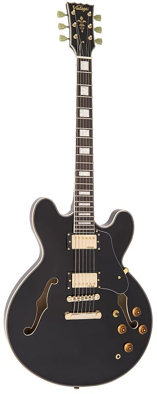 

Электрогитара Vintage VSA500GBK Reissued Series Semi Hollow