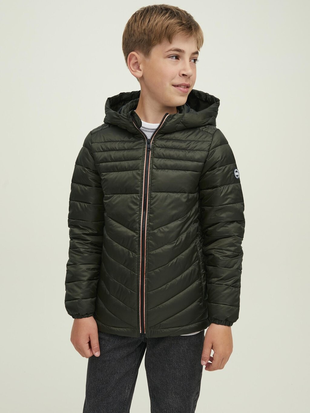 

Куртка переходного периода JJEHERO Jack & Jones Junior, темно коричневый