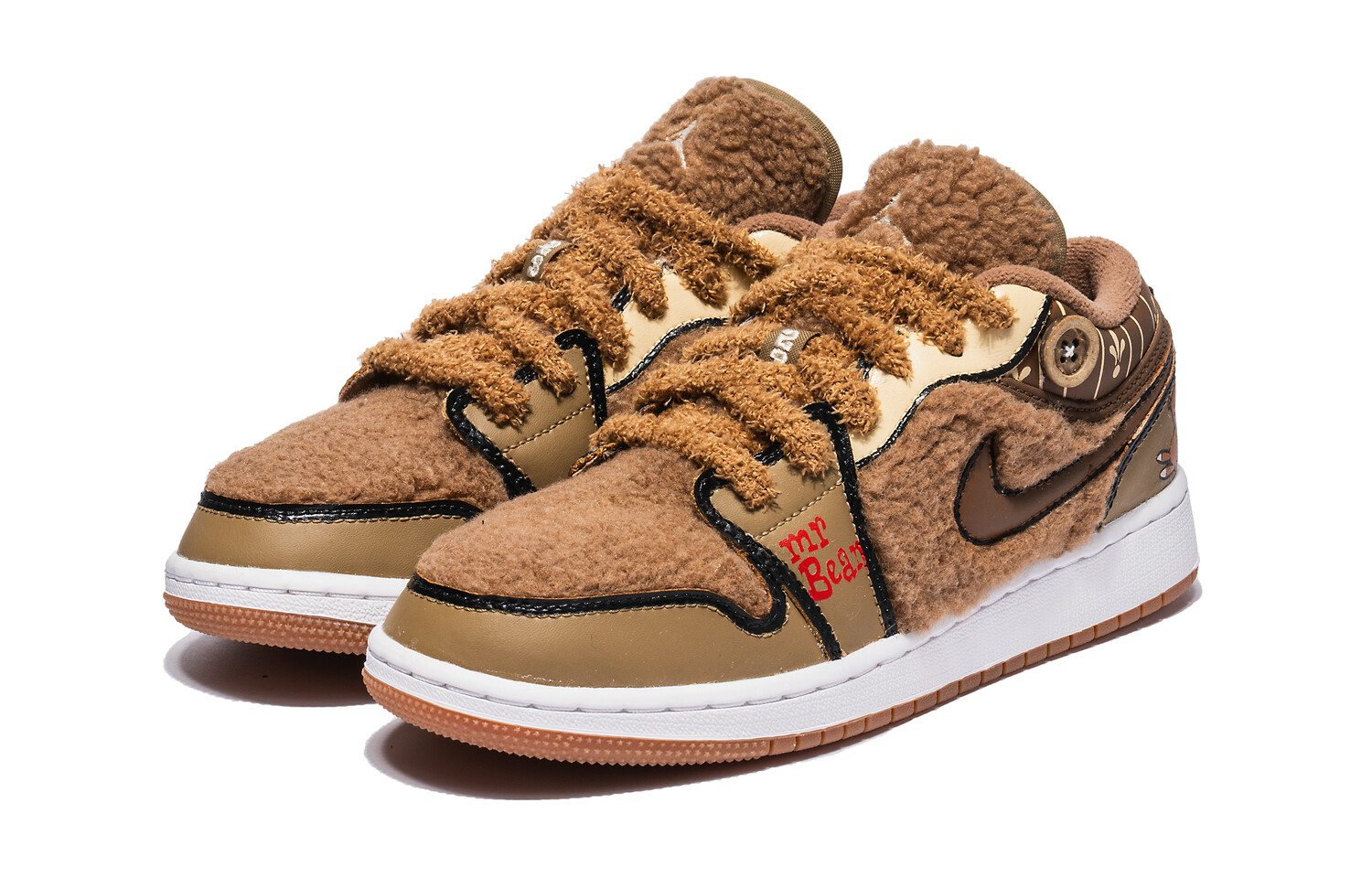 

Баскетбольные кроссовки Air 1 Vintage женские с низким верхом коричневого цвета Jordan