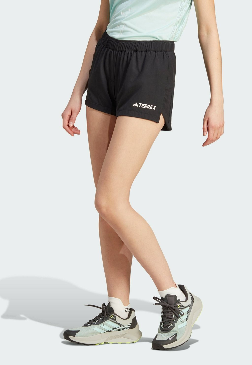 спортивные шорты lined running trail nike цвет black black Спортивные шорты TRAIL Adidas Terrex, цвет black