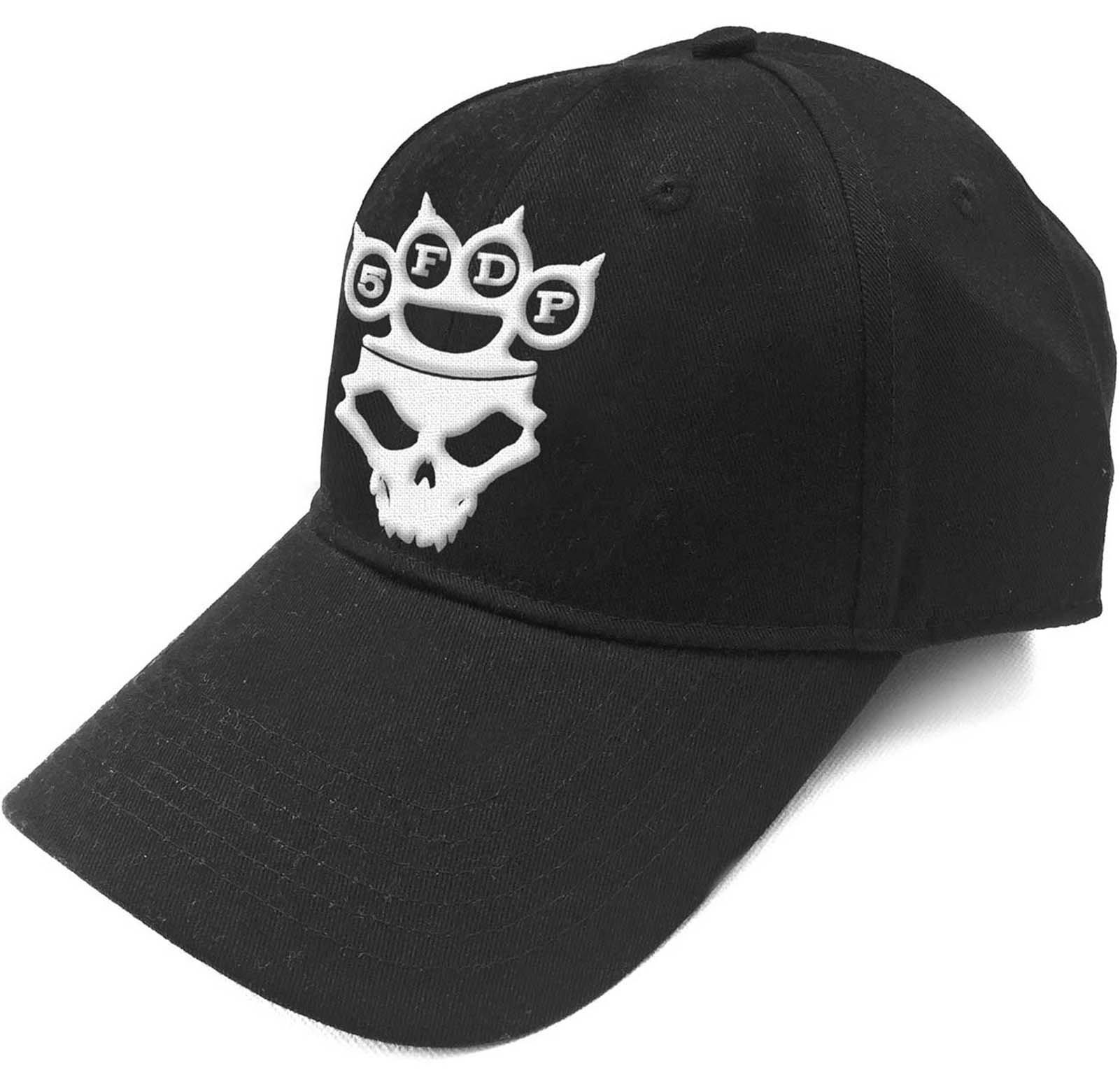 Бейсбольная кепка с логотипом Knuckles Band и ремешком на спине Death, черный