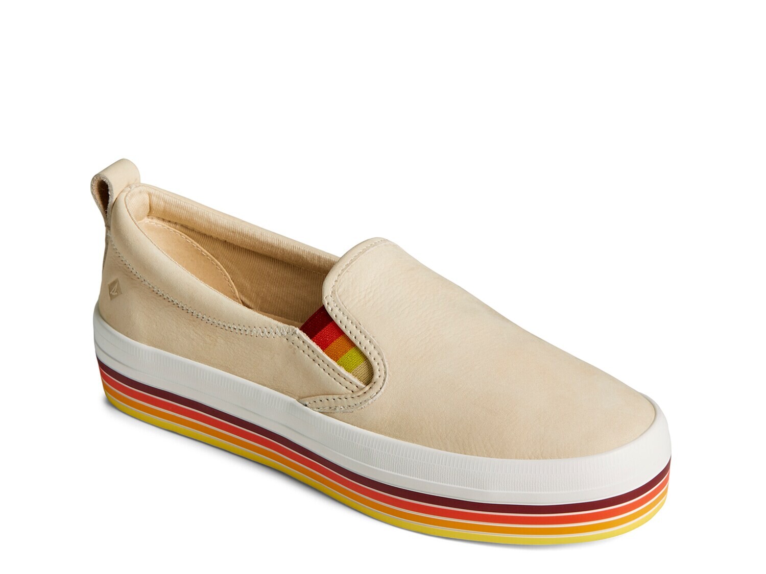 

Кроссовки без шнуровки Crest Twin Gore Sperry, серо-коричневый, Бежевый