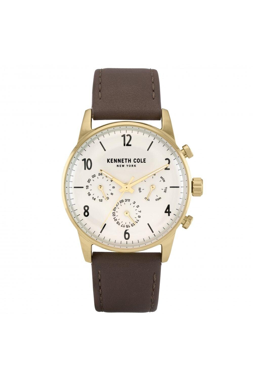 

Модные аналоговые кварцевые часы - Kc50953004 Kenneth Cole, серебро