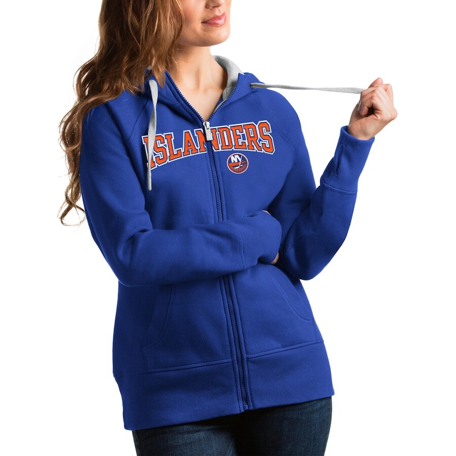 

Толстовка на молнии Antigua New York Islanders, роял