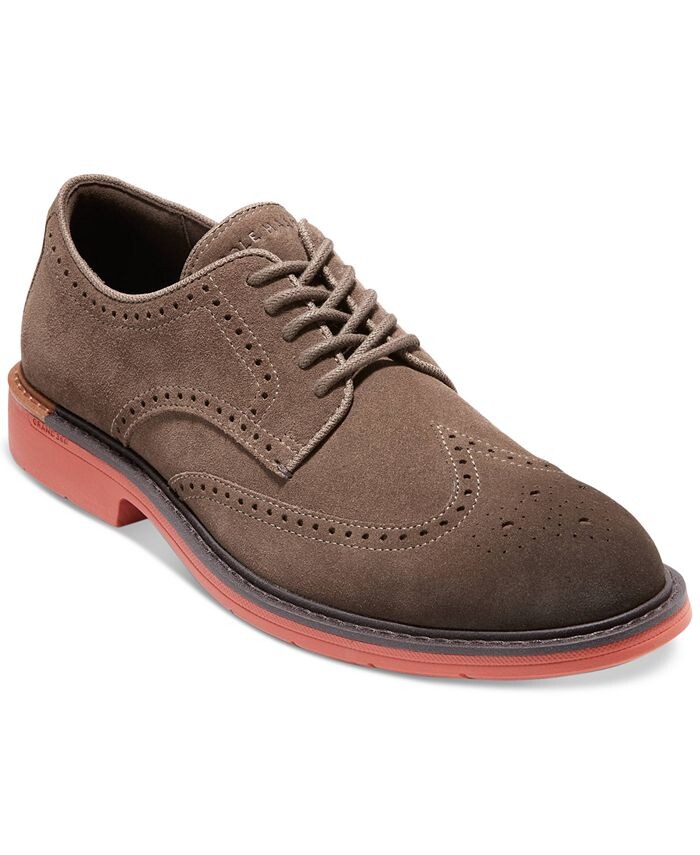 

Мужские классические оксфорды The Go-To Wingtip Cole Haan, тан/бежевый